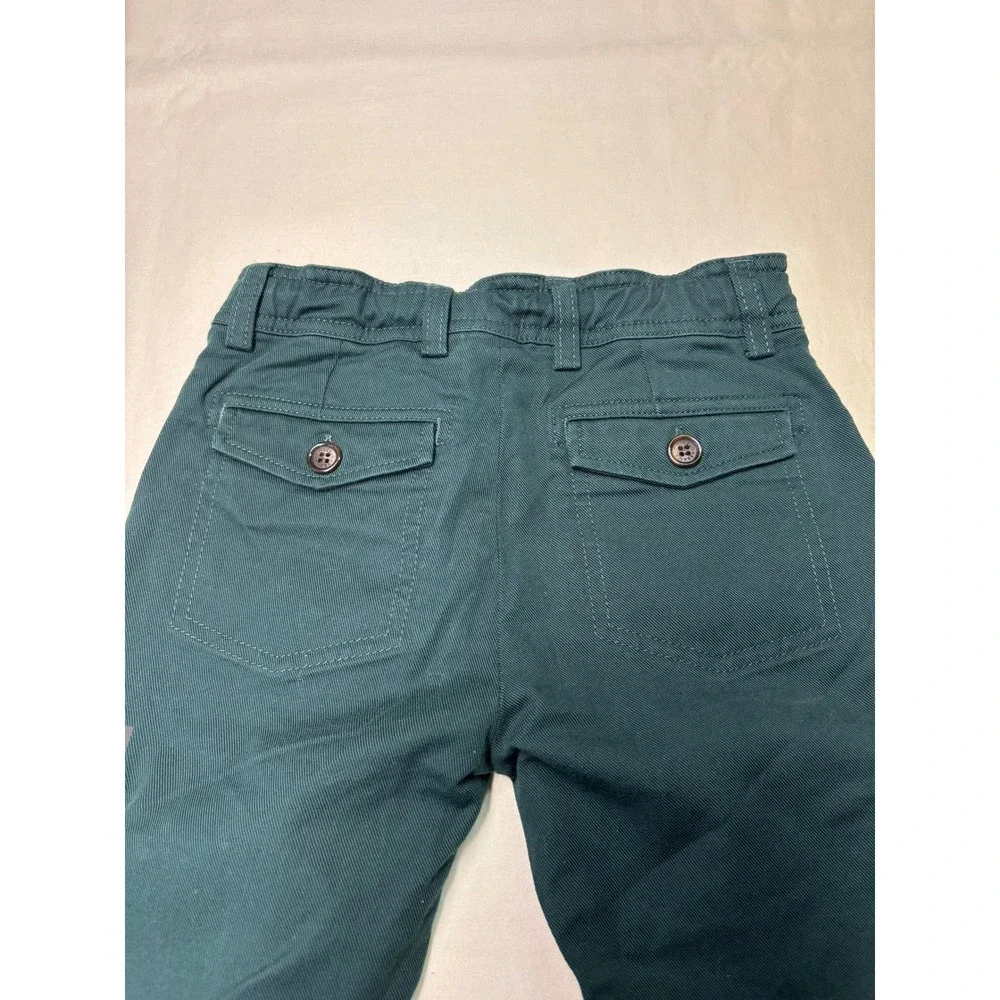 Dolce & Gabbana Kids Teal Green Cargo Pants Zipper Hem Size 6 W22 L18 L43P70‎